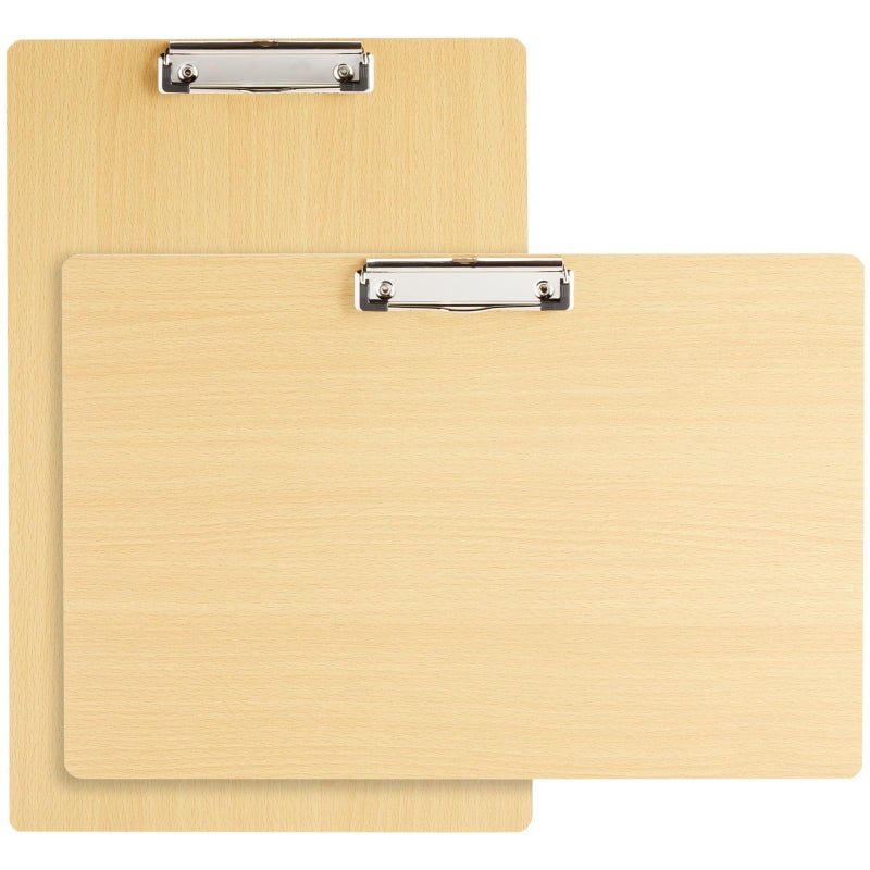 Paper Junkie Extra-Large Legal-Size Wooden Clipboard - Clipboard, Retractable Hook - Surface for Drawing Wooden Board - Multi-Orientation Legal Paper Support - 2-Pack,11.5 x 17.4 in - Image 1